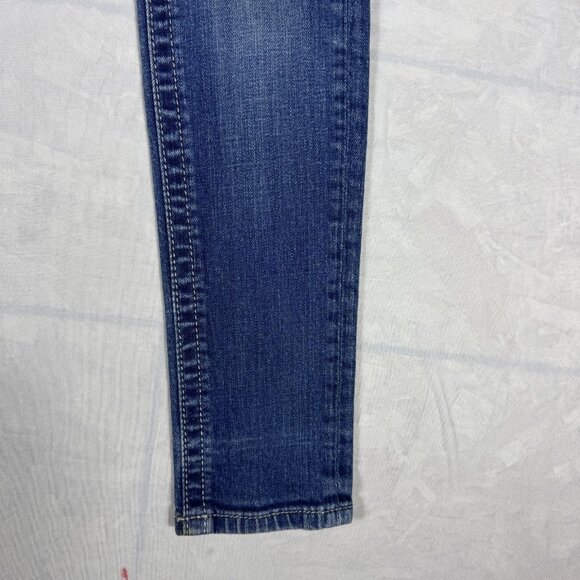 Miss Me Skinny Jeans Womens Blue Deinm Studded Whiskering Pockets Outdoor 25 - Picture 10 of 16